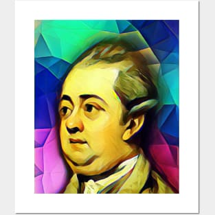 Edward Gibbon Colourful Portrait | Edward Gibbon Artwork 7 Posters and Art